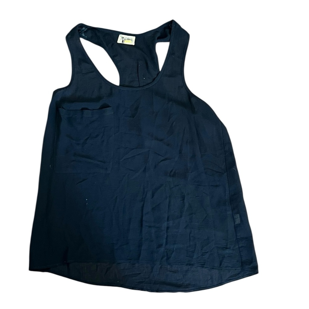 Show Me Your MuMu Black Pocket Tank Top